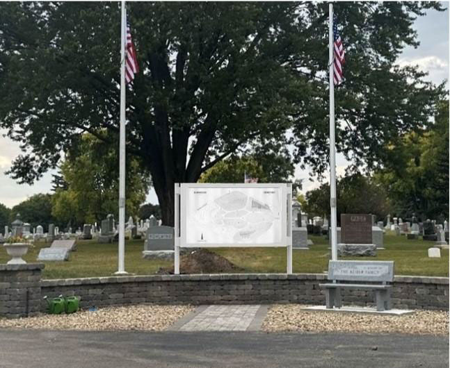 Cemetary Map Display Cemetary Map Display