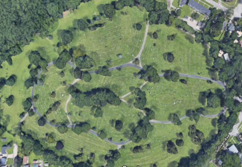 Cemetary Overhead View